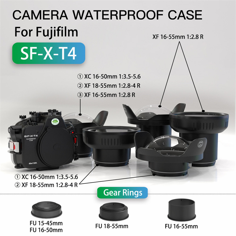 Seafrogs Fujifilm X-T4 Underwater Housing Waterproof