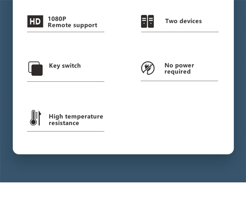 4 ports vga audio video switch box