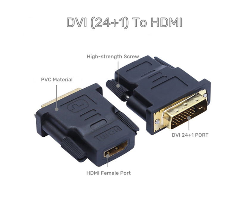 dvi male to hdmi female converter adapter