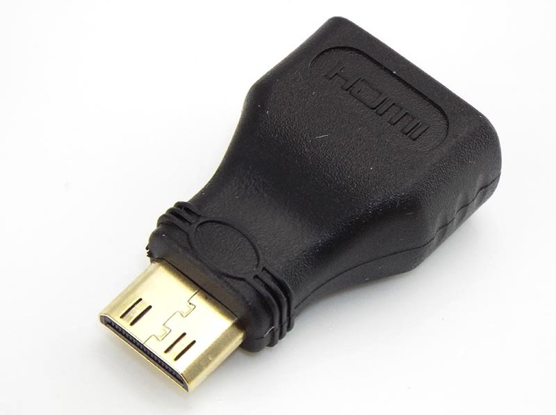 mini hdmi male to hdmi female adapter