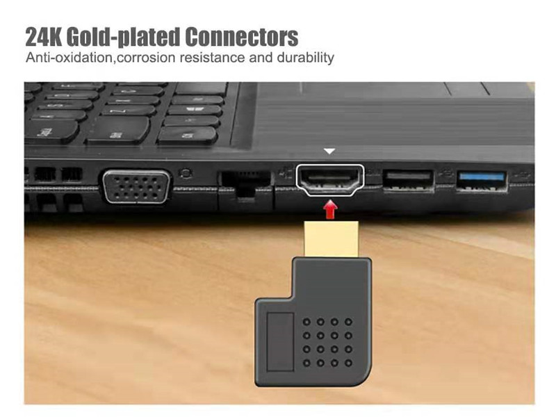 90 degree hdmi male to female converters adapters