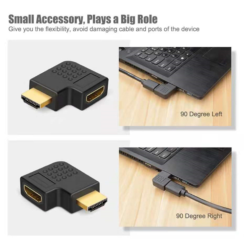 90 degree hdmi male to female converters adapters