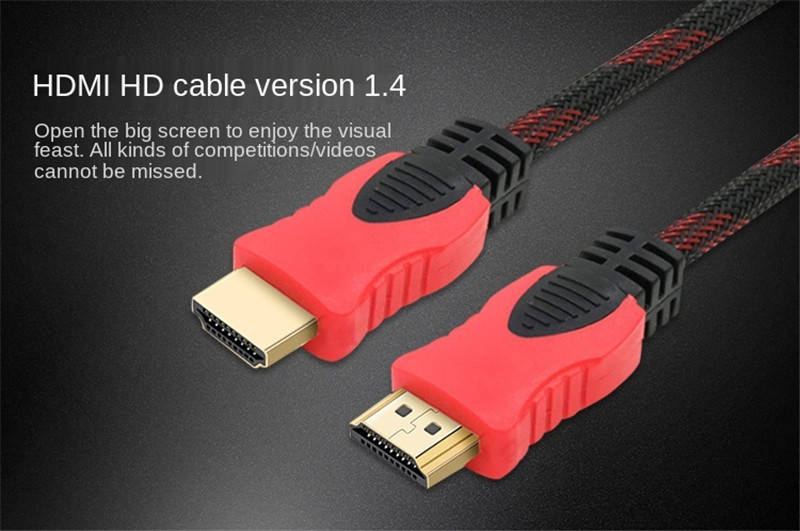 5m gold plated hdmi male to male video cable
