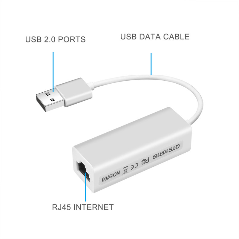 usb to ethernet lan rj45 network card