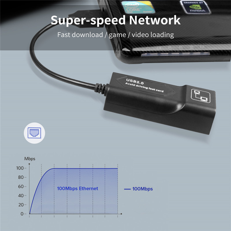 usb 2.0 to rj45 lan network card ethernet adapter