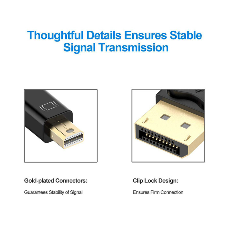 1.8m 1080p hd mini dp to dp cable