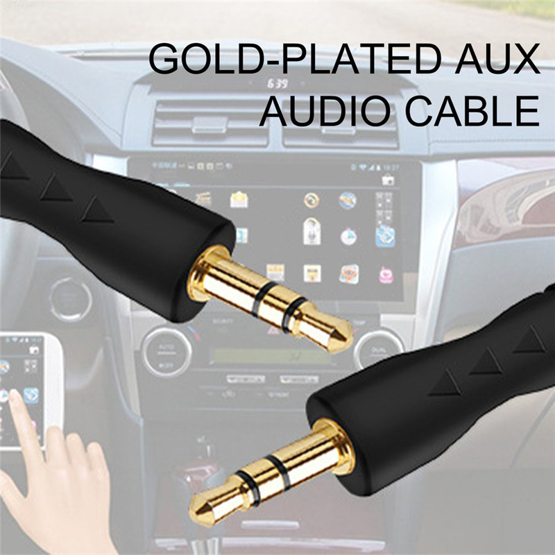 1.8m vehicle 3.5mm aux male to male audio cable