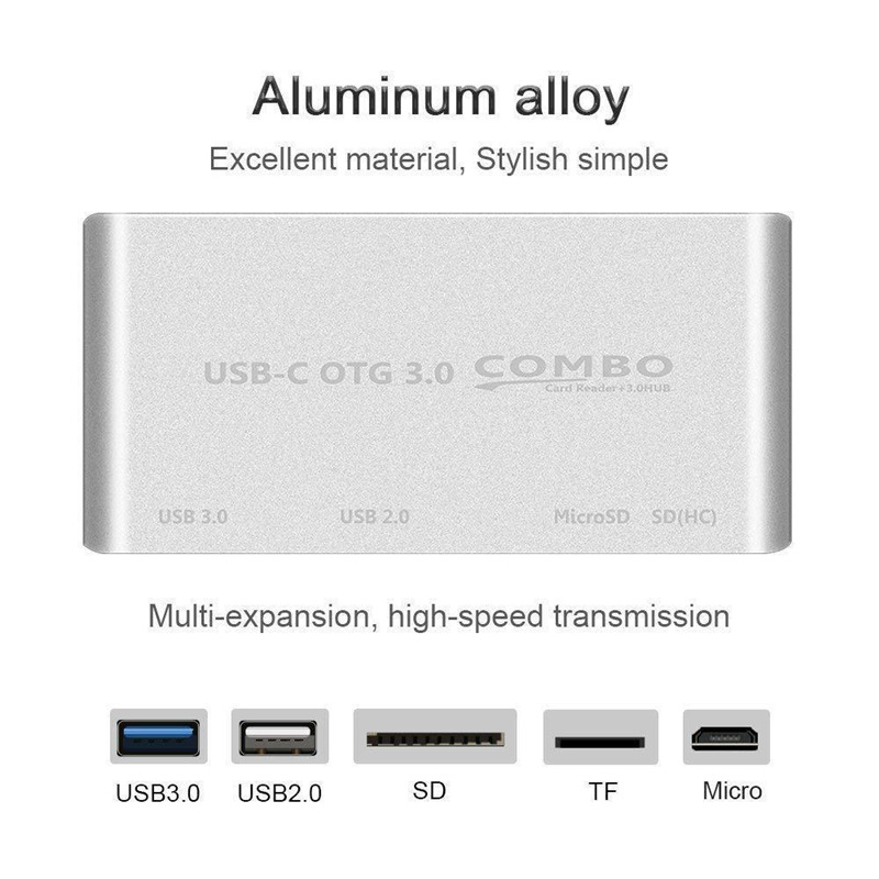 otg 3.0 type c sd micro sd tf card reader