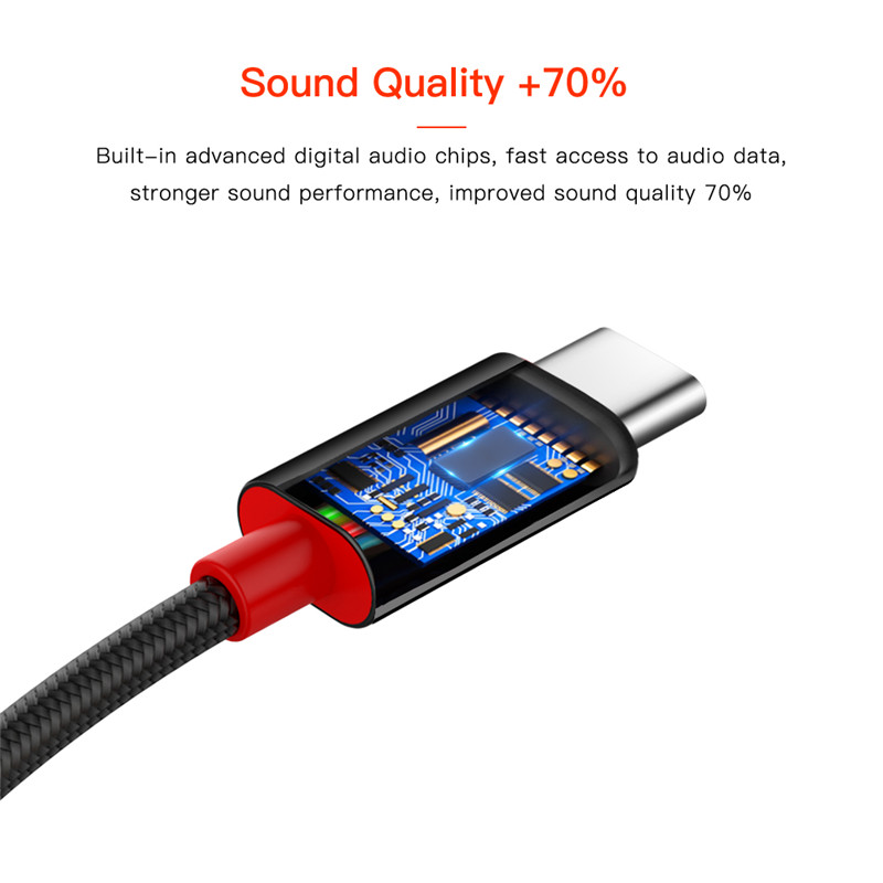 usb type c male to 3.5mm jack car aux audio cable