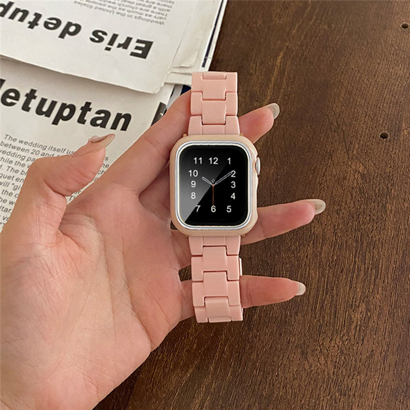 resin strape wrist band film case for iWatch