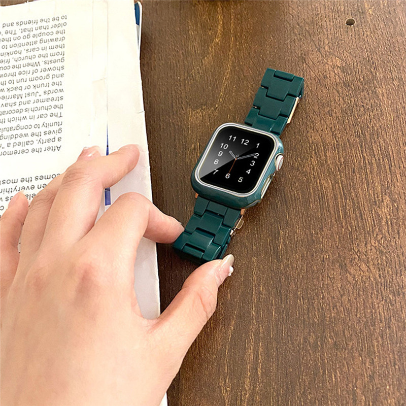 resin strape wrist band film case for iWatch