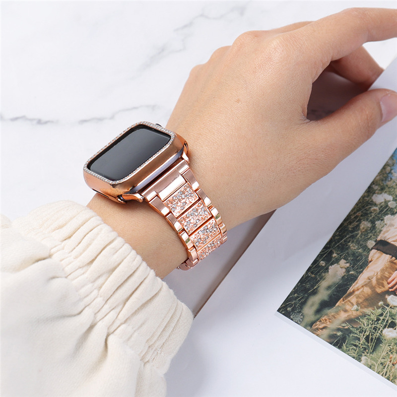 bling bracelets stainless steel straps for iwatch