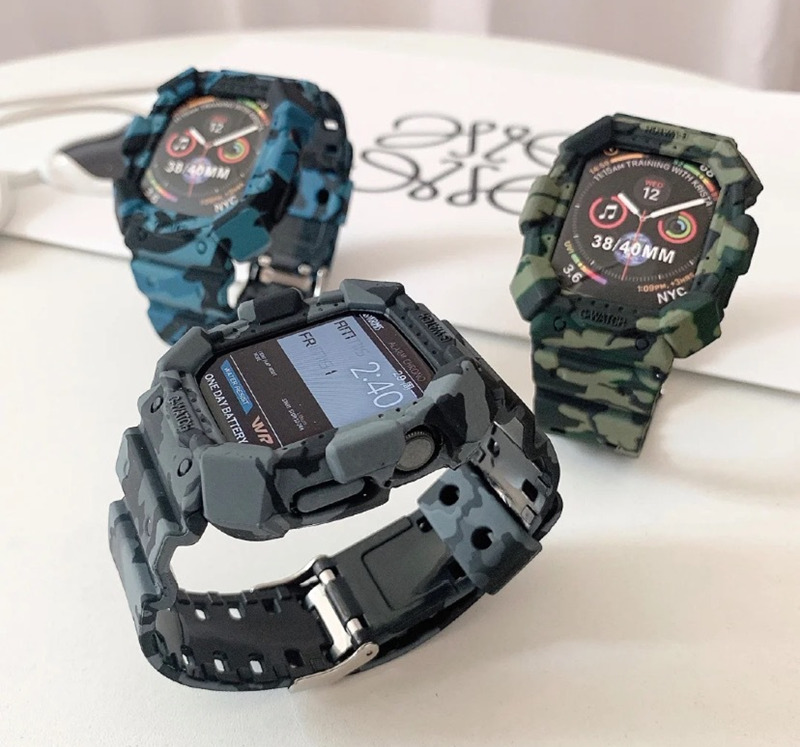 camouflage strap wrist band for iwatch