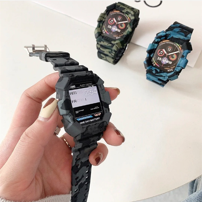 camouflage strap wrist band for iwatch