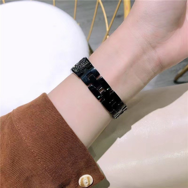 swarovski style bling bracelet metal strap for iwatch 