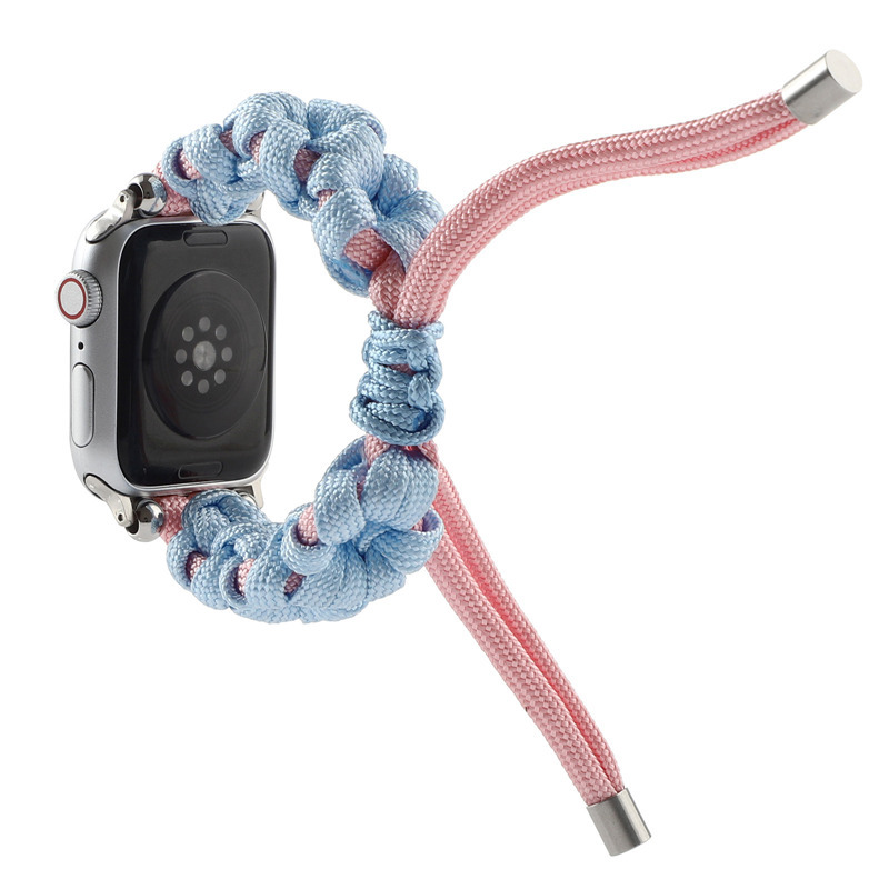 flower beaded nylon straps for iwatch apple watch