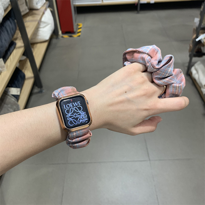 hair scrunchie watch band soft strap for iwatch apple watch