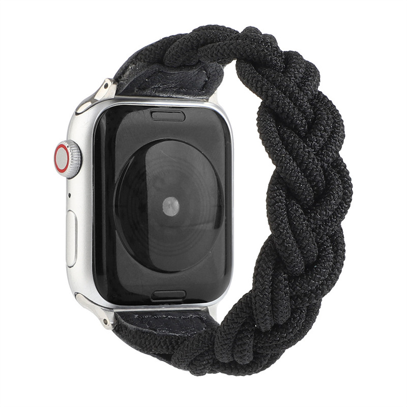 woven elastic wrist band nylon strap for iwatch apple watch