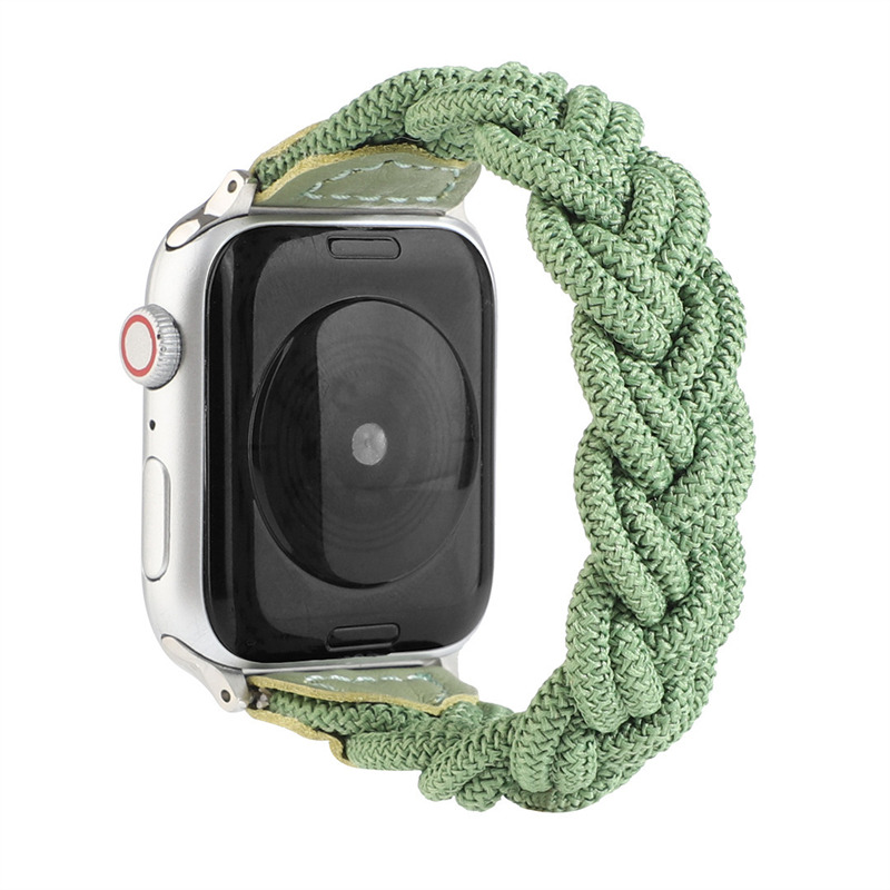 woven elastic wrist band nylon strap for iwatch apple watch