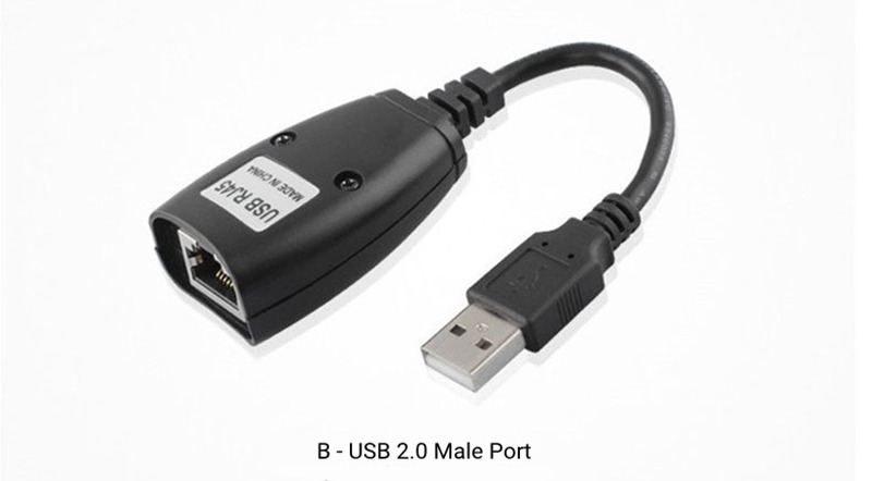 usb to rj45 lan cable extension adapter extender
