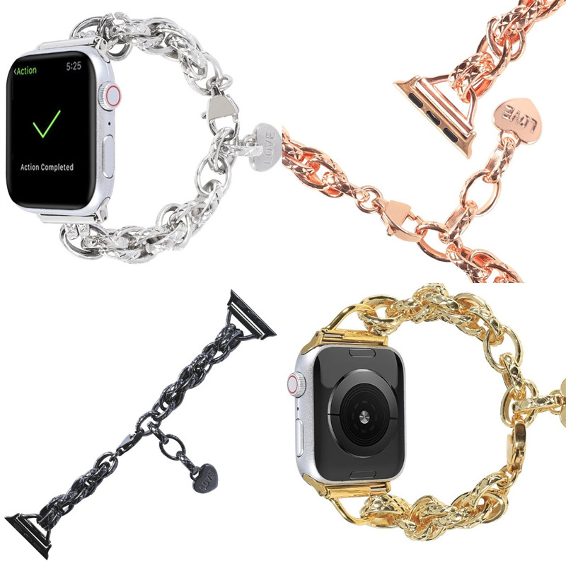 love chain lady bracelets bracelet stainless steel strap for iWatch apple watch