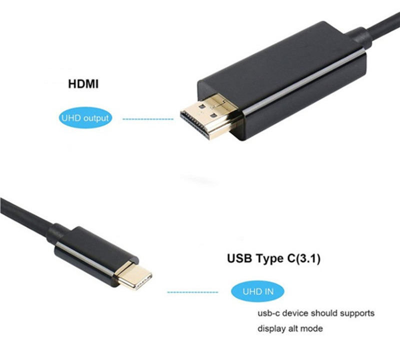 4K type c to HDMI video cable adapter