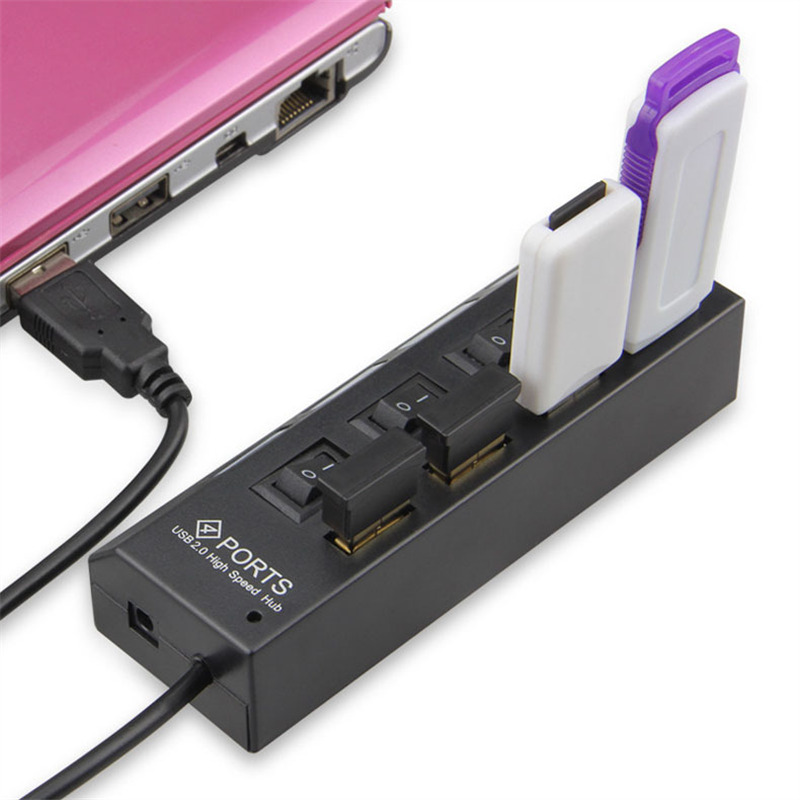 USB hub splitter 4 ports