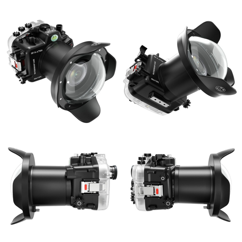 40M Sea Frogs Sony A7iv Underwater Housing Wide Angel Dome port WA005-A/WA006-A 40M Sea Frogs Sony A7iv Underwater Housing Wide Angel Dome port WA005-A/WA006-A