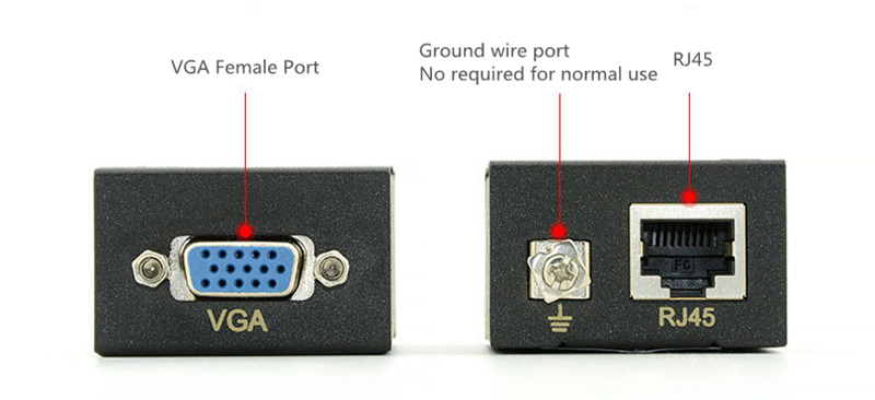 vga to rj45 extender repeater vga to rj45 extender repeater