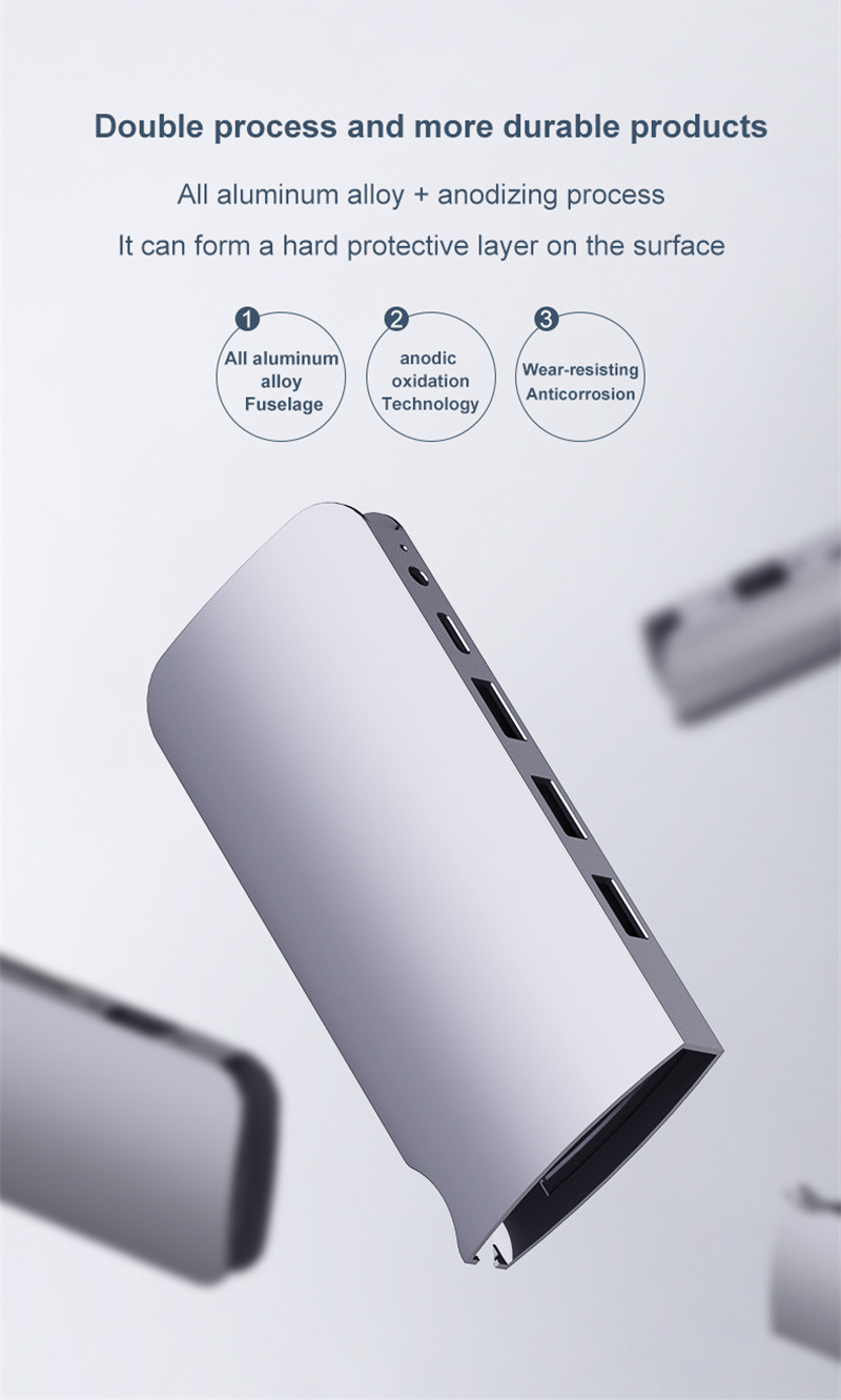 10 port usb c hub type-c to hdmi rj45 vga sd/tf usb 3.0 hub pd charge dock station 10 port usb c hub type-c to hdmi rj45 vga sd/tf usb 3.0 hub pd charge dock station