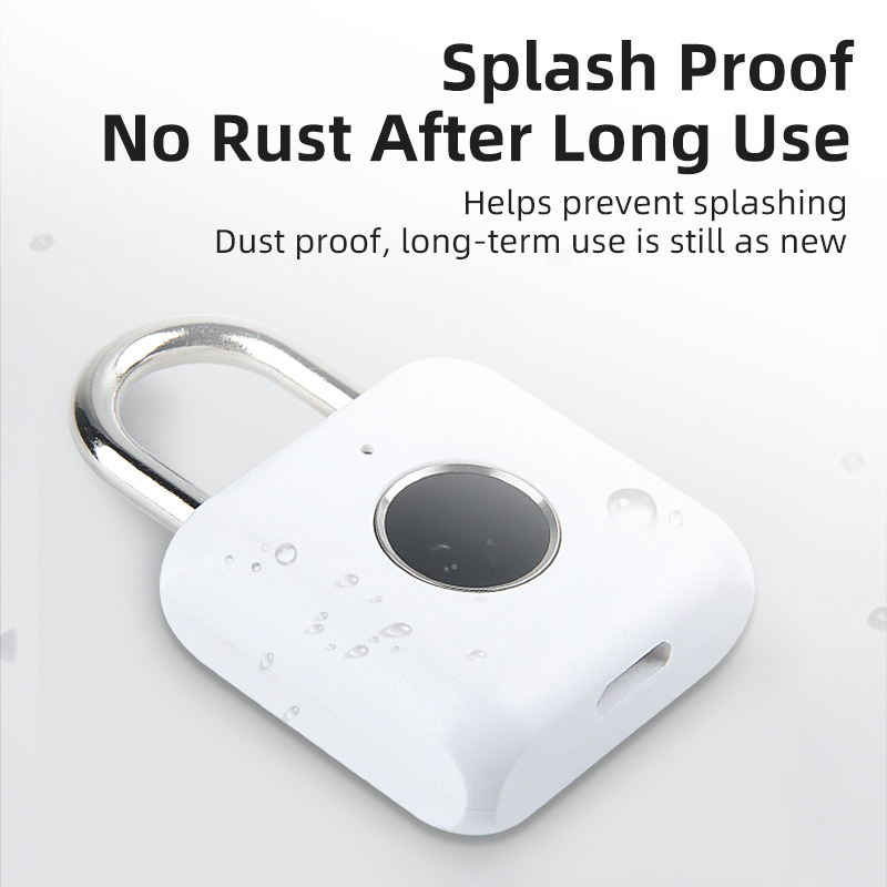 keyless USB rechargeable smart lock fingerprint padlock quick unlock keyless USB rechargeable smart lock fingerprint padlock quick unlock
