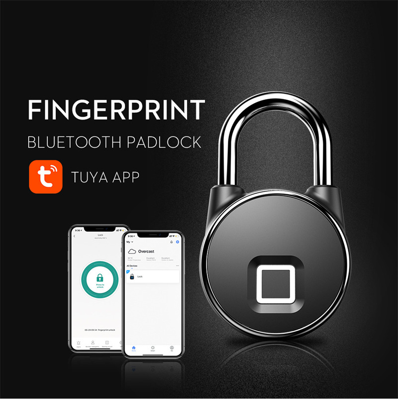 app controlled fingerprint padlock smart lock