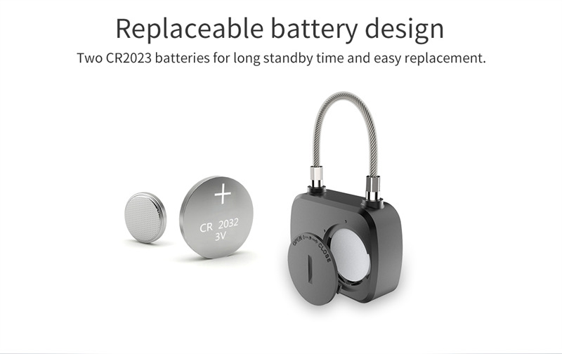 fingerprint padlock waterproof rechargeable smart lock