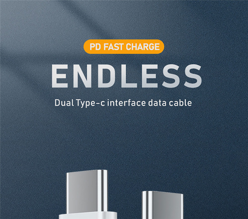 2m 60w pd fast charging cable type c to type c