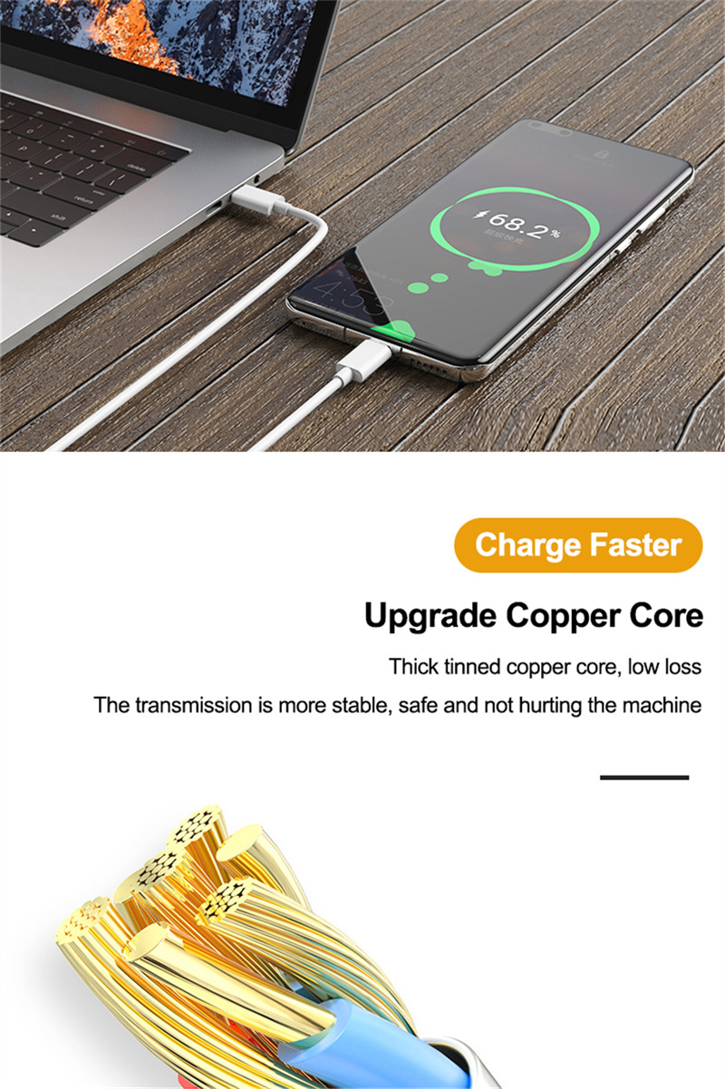 2m 100w pd fast charging cable 5a usb c to usb c