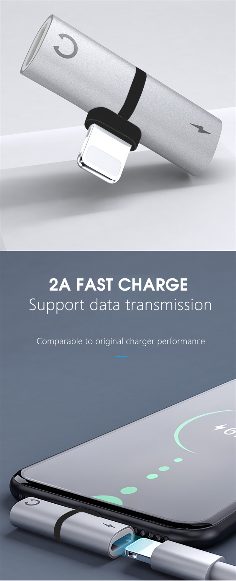 3 in 1 lighting charging listening adapter 3 in 1 lighting charging listening adapter