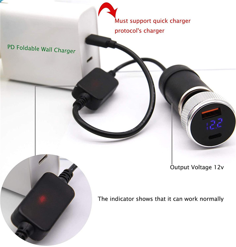 car cigarette lighter socket usb 5v to 12v converter adapter