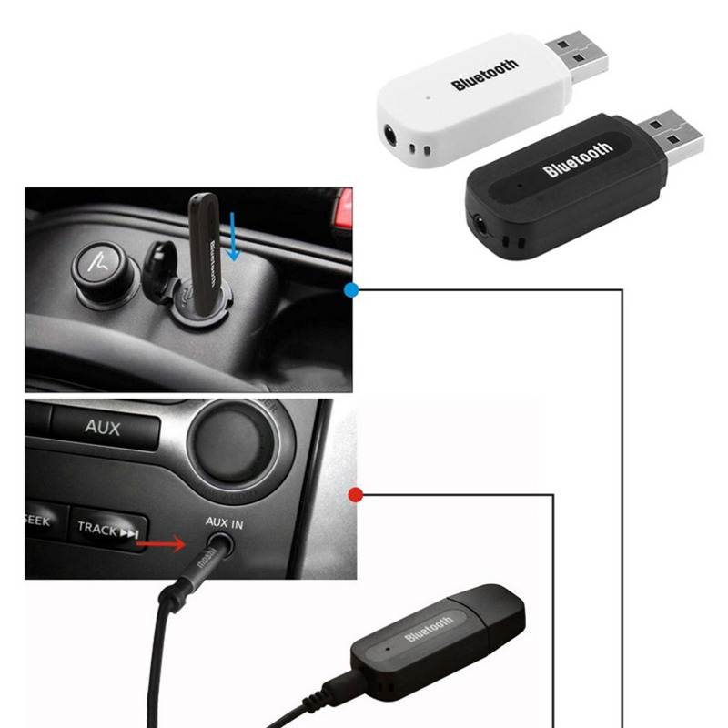 bluetooth receiver transmitter aux car audio adapter