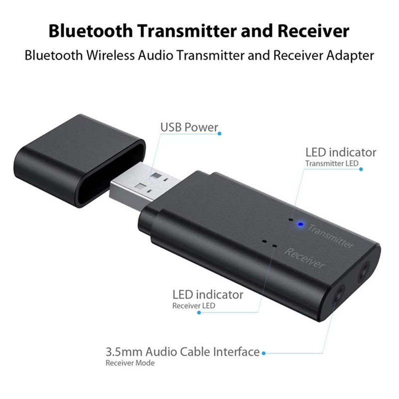usb bluetooth receiver transmitter wireless aux audio adapter