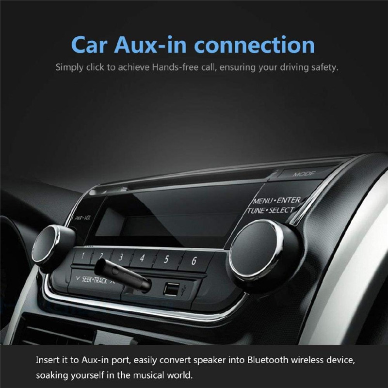 bluetooth aux receiver wireless audio adapter