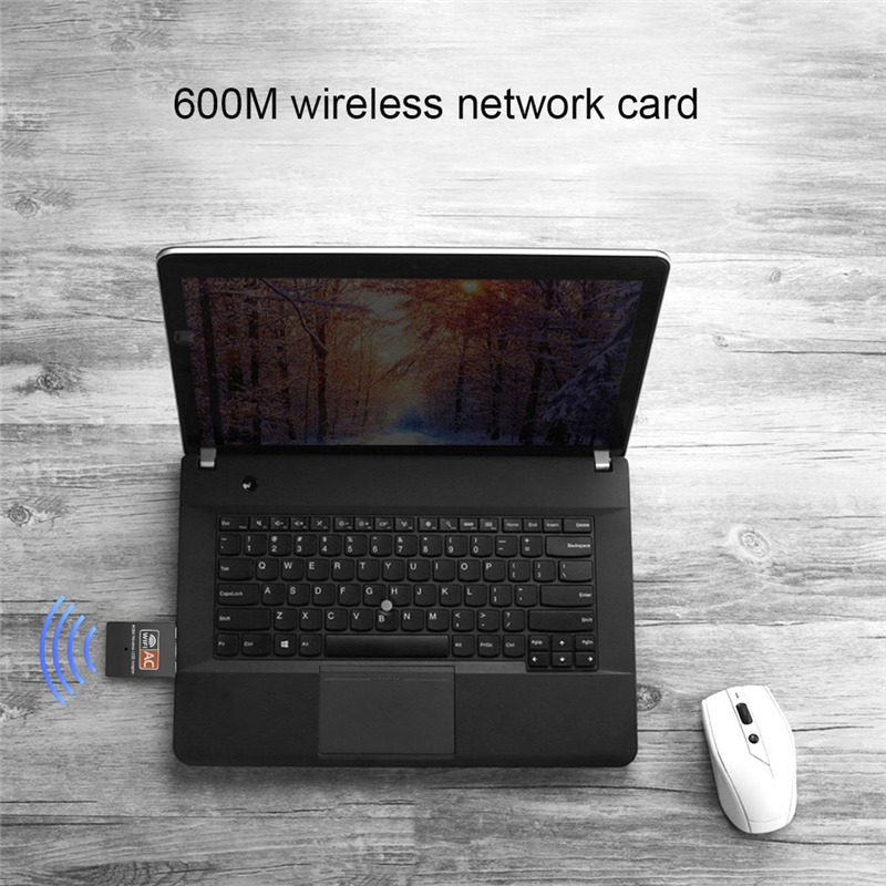 USB wifi receiver 600Mbps wireless computer network card