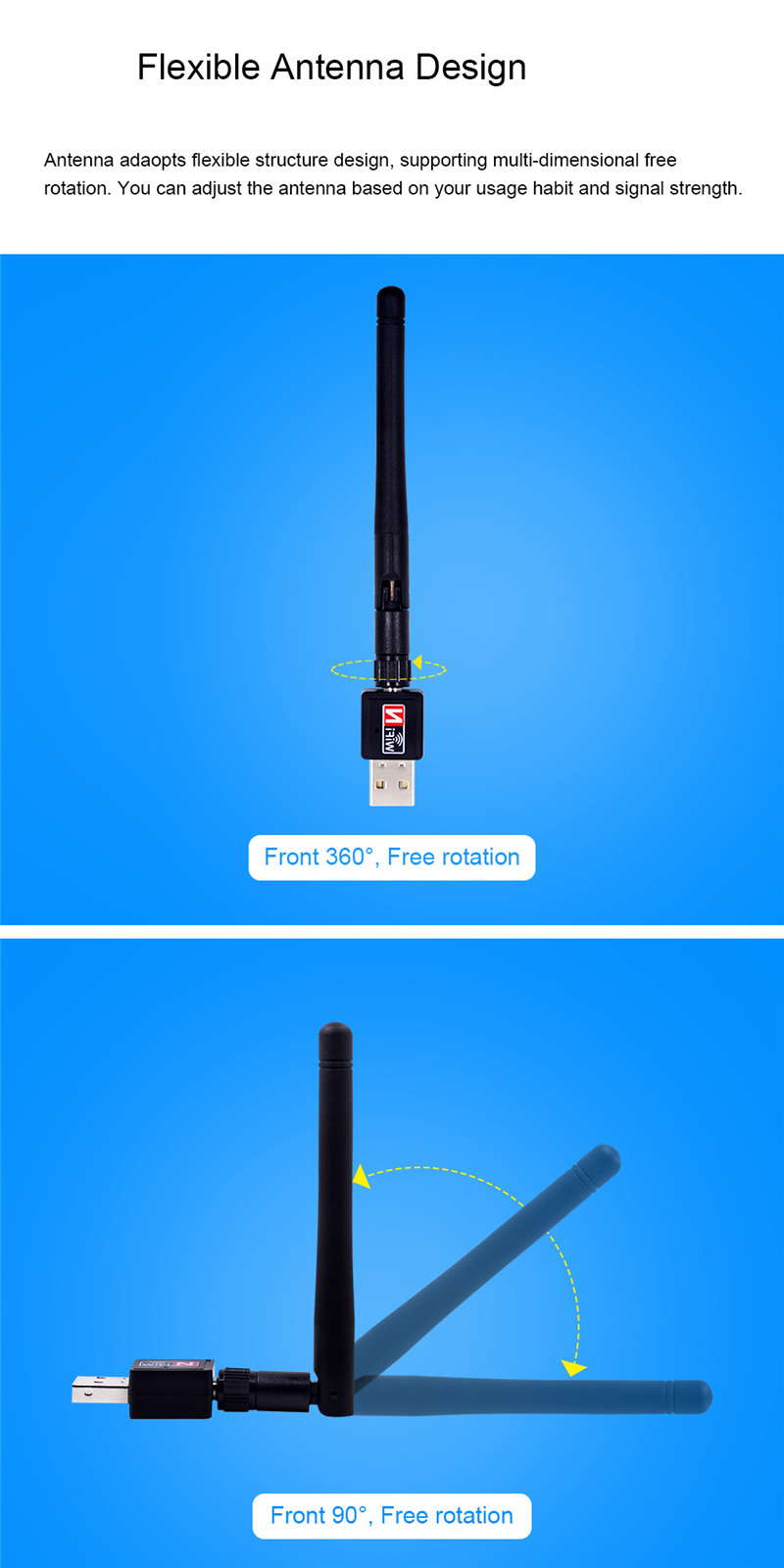 600Mbps USB WiFi network card