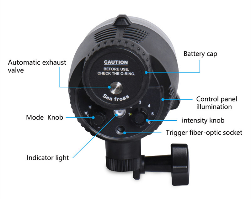 100m Seafrogs SF-01 strobe flash light