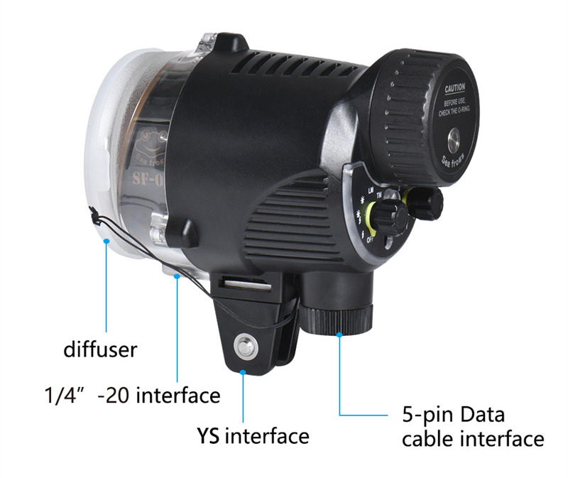 100m Seafrogs SF-01 strobe flash light