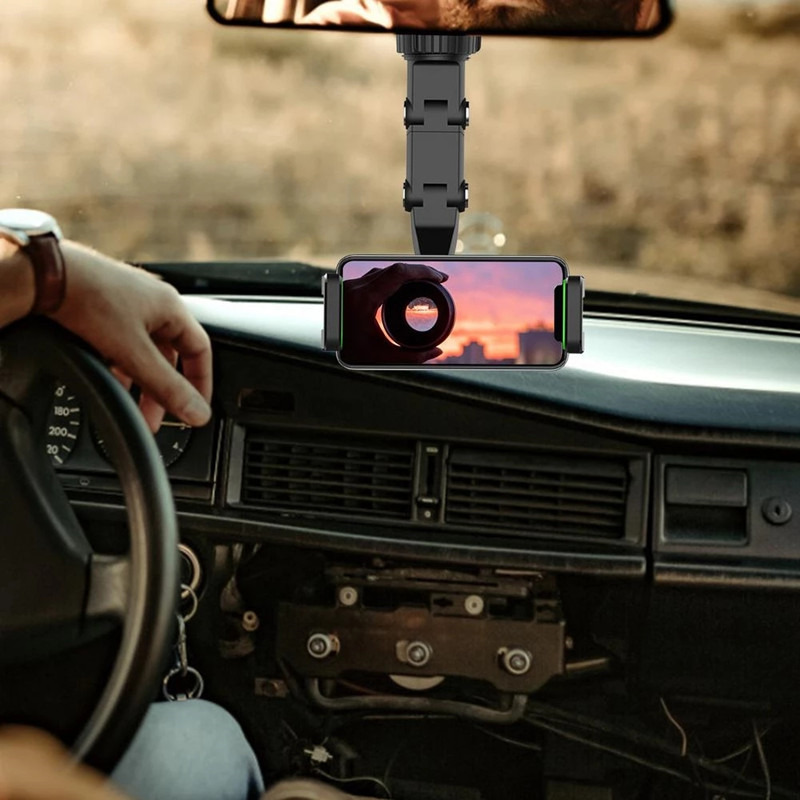 car phone holder 360 degree rotatable clip bracket