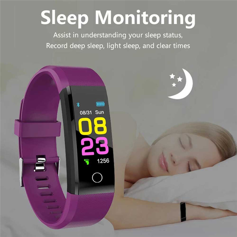 115 plus bluetooth smart bracelet waterproof smart watch