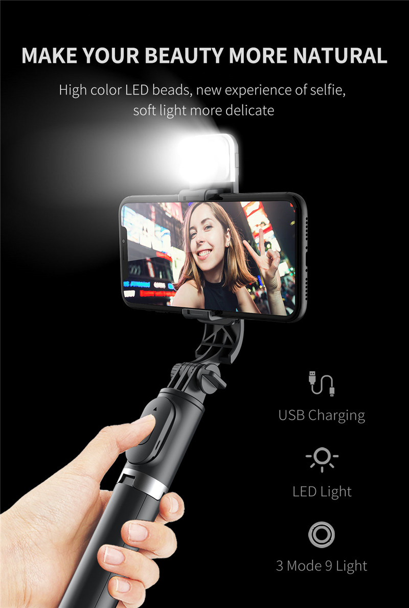 Q02S bluetooth selfie stick