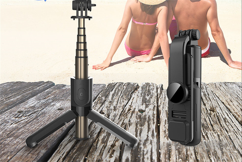 L10s wireless bluetooth selfie stick mini tripod shutter with fill light