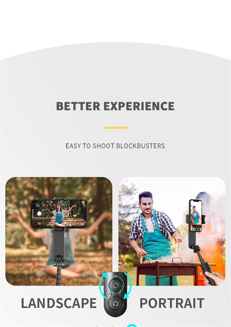 L09 gimbal stabilizer with fill light mini selfie stick tripod L09 gimbal stabilizer with fill light mini selfie stick tripod