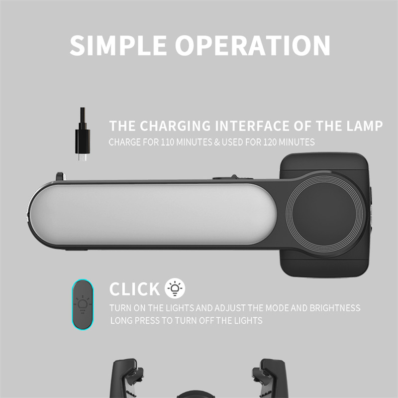 L09 gimbal stabilizer with fill light mini selfie stick tripod L09 gimbal stabilizer with fill light mini selfie stick tripod